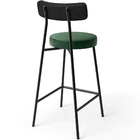 Kit 02 Banquetas Baixa Cozinha Sala Jantar Bancada Milão L02