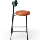 Kit 02 Banquetas Baixa Cozinha Sala Jantar Bancada Milão L02