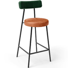 Kit 02 Banquetas Baixa Cozinha Sala Jantar Bancada Milão L02