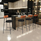 Kit 02 Banquetas Baixa Cozinha Sala Jantar Bancada Milão L02