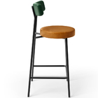 Kit 02 Banquetas Baixa Cozinha Sala Jantar Bancada Milão L02