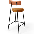 Kit 02 Banquetas Baixa Cozinha Sala Jantar Bancada Milão L02