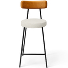 Kit 02 Banquetas Baixa Cozinha Sala Jantar Milão L02 Couríssi