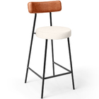 Kit 02 Banquetas Baixa Cozinha Sala Jantar Milão L02 Couríssi