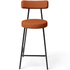 Kit 02 Banquetas Baixa Para Cozinha Sala De Jantar Bancada Mi