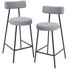 Kit 02 Banquetas Baixa Para Cozinha Sala De Jantar Bar Bancad