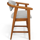 Kit 02 Banquetas Baixa Para Cozinha Sala Jantar Bancada Cecíl