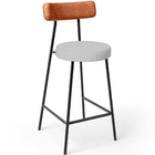 Kit 02 Banquetas Bar Baixa Cozinha Sala Jantar Milão L02 Cour