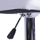 Kit 02 Banquetas Boxbit Confort Madeira Estofada Branca Croma