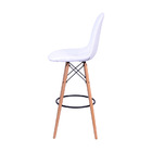 Kit 02 Banquetas Boxbit Dkr Eames Acabamento Em Botonê Branca