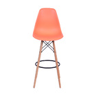 Kit 02 Banquetas Boxbit Dkr Eames Polipropileno Laranja Base