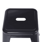 Kit 02 Banquetas Boxbit Titan Tolix Baixa Em Aço Pintura Epox