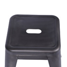 Kit 02 Banquetas Boxbit Titan Tolix Baixa Em Aço Pintura Epox