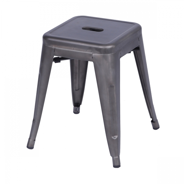 Kit 02 Banquetas Boxbit Titan Tolix Baixa Em Aço Pintura Epox