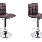 Kit 02 Banquetas Cozinha Americana Gomos Giratória Alta Café