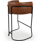 Kit 02 Banquetas Decorativas Betina Base Preto Corano Rústico