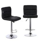 Kit 02 Banquetas Estofadas Vox Com Regulagem Preto L15 - Fact