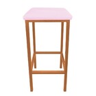 Kit 02 Banquetas Industrial Donna Suede Base Cobre D'rossi -