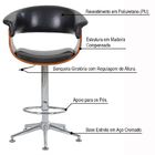 Kit 02 Banquetas Para Cozinha Giratória Brenna Base Estrela P