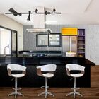 Kit 02 Banquetas Para Cozinha Giratória Brenna Base Estrela P