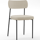 Kit 02 Cadeira Decorativa Estofada Para Sala De Jantar Melina