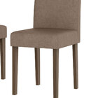 Kit 02 Cadeiras Ametista Imbuia/veludo/marrom Claro