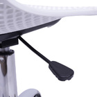 Kit 02 Cadeiras Boxbit Colmeia Polipropileno Branca Base Rodí