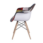Kit 02 Cadeiras Boxbit Dkr Eames Com Braço Polipropileno Mix