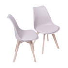 Kit 02 Cadeiras Boxbit Joly Saarinen Polipropileno Fendi E Al