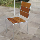 Kit 02 Cadeiras Com Revestimento Em Madeira Cm44 (caixa Com 0