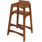 Kit 02 Cadeiras De Alimentação Para Bebê Criança Madeira Maci