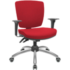 Kit 02 Cadeiras De Escritório Executiva Giratória Cromada Bai