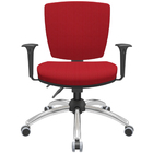 Kit 02 Cadeiras De Escritório Executiva Giratória Cromada Bai