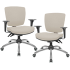Kit 02 Cadeiras De Escritório Executiva Office Giratória Crom