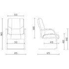 Kit 02 Cadeiras De Escritório Fixa Executiva New Onix F02 Tec