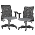 Kit 02 Cadeiras De Escritório Giratória Ergonômica Liss L02 C