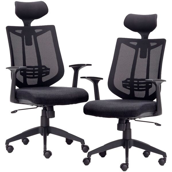 Kit 02 Cadeiras De Escritório Presidente Executiva Office Aik