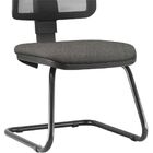 Kit 02 Cadeiras De Escritório Recepção Fixa L02 Zip Linho Cin