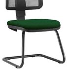 Kit 02 Cadeiras De Escritório Recepção Fixa Zip L02 Crepe Ver