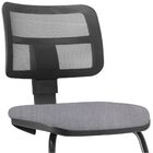 Kit 02 Cadeiras De Escritório Recepção Fixa Zip L02 Linho Cin