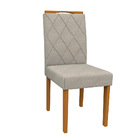 Kit 02 Cadeiras De Jantar Cecília Animalle Marfim Wd25 Pés Yp