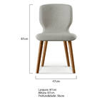 Kit 02 Cadeiras De Jantar Cris C03 - Doce Sonho Móveis - Cara