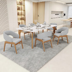 Kit 02 Cadeiras De Jantar E Estar Living Estofada Lince L02 B