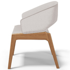 Kit 02 Cadeiras De Jantar E Estar Living Estofada Lince L02 L