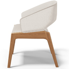 Kit 02 Cadeiras De Jantar E Estar Living Estofada Lince L02 L