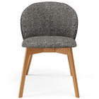 Kit 02 Cadeiras De Jantar E Estar Living Estofada Mia L02 Lin