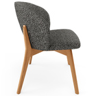 Kit 02 Cadeiras De Jantar E Estar Living Estofada Mia L02 Lin