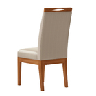 Kit 02 Cadeiras De Jantar Iris Facto Plus Pérola E Madeira Ip