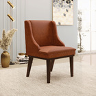 Kit 02 Cadeiras De Jantar Liz Corano Base Fixa Madeira Tabaco