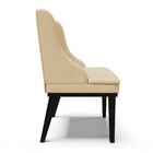 Kit 02 Cadeiras De Jantar Liz Veludo Luxo Off White A129 Base